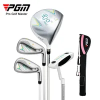 PGM RIO Women 4pcs Golf Club Set with Golf Bag Carbon 1/7/S/PT Iron Wood Driver Putting Sand Beginer Training LTG014