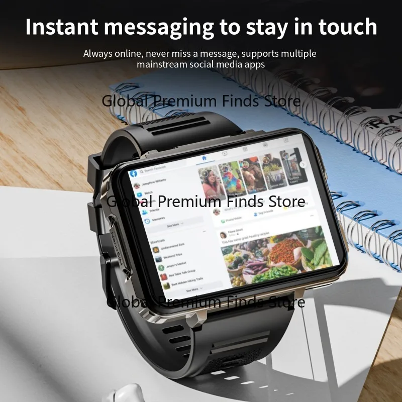 5MAX Dual System 128GB Large Memory Smart Watch with Camera