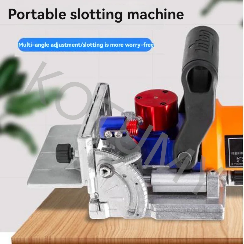 Tenoning Machine Handheld Lamino Home Improvement Slotting Machine 220v Household Connection Cabinet Straightening Punching