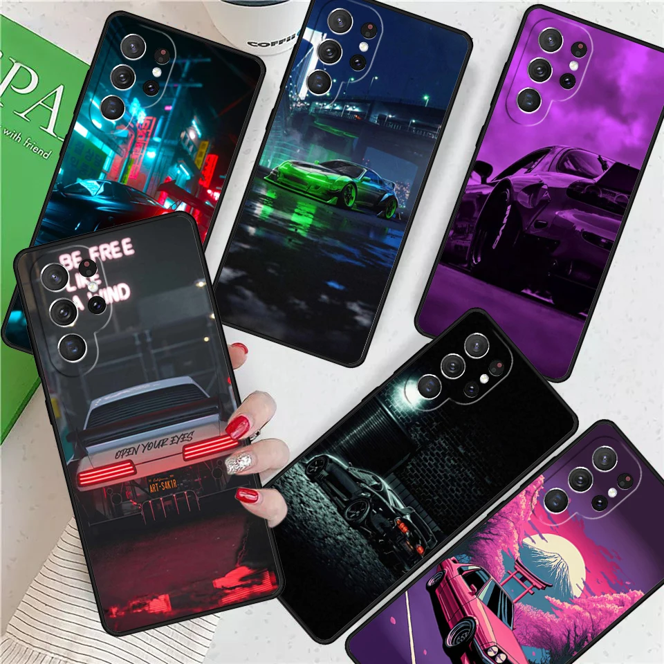 

Спортивный автомобиль для Samsung Galaxy S24 Ultra S21 S22 S8 S9 S10E Note 10 20 Plus FE S23