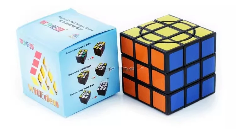 Liscio 3X3 Supercube Puzzle professionale Centro Cubo senza ritardi Super 3x3x3 Magia del cubo magico Giocattolo Fidget Toys Regalo