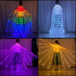 Ailes de danse papillon Shoous LED, performance de spectacles structurels ents Everak, accessoires de scène Grand Event