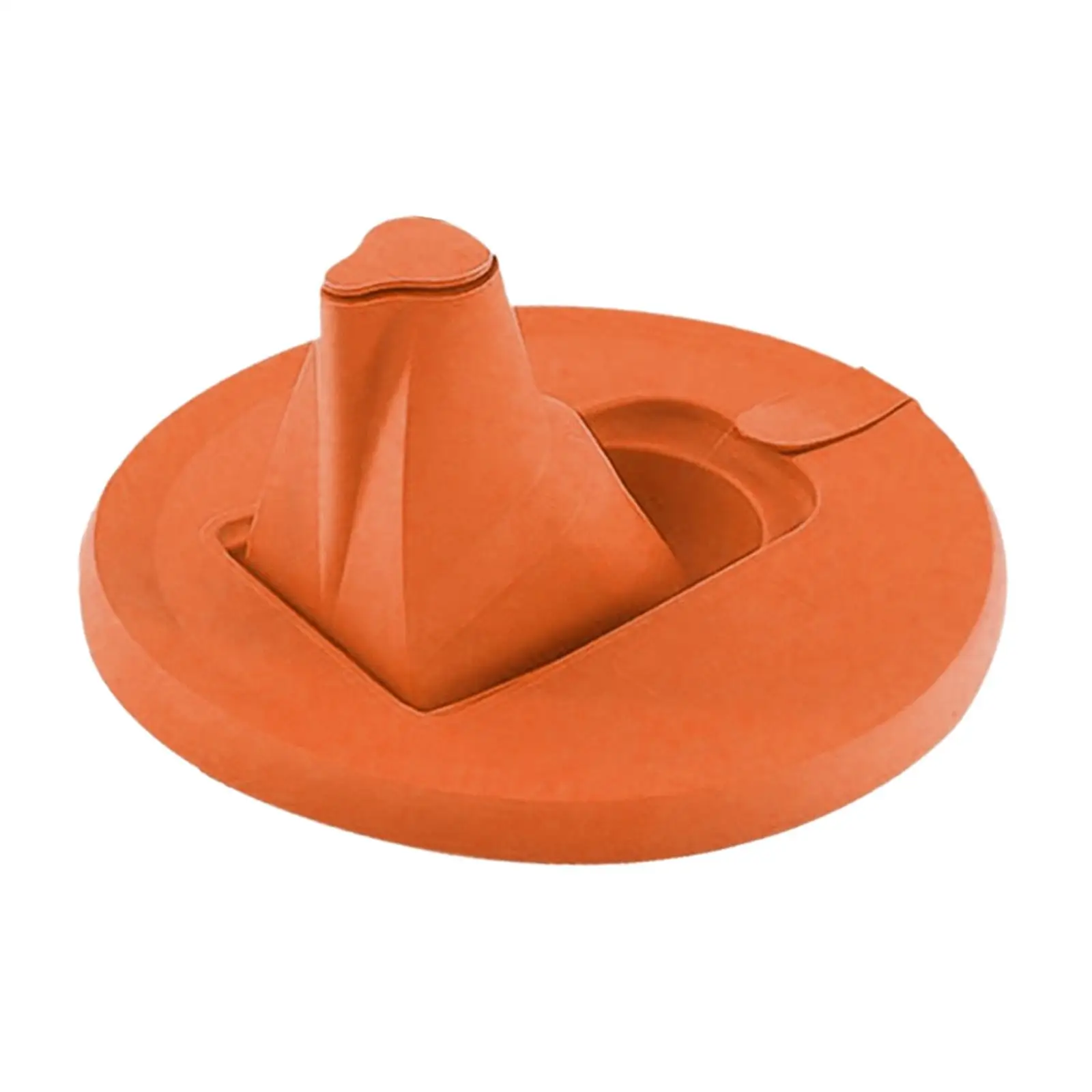 Paint Can Lid with Collapsible Spout Orange Air Tight Seal Accessory for Paint