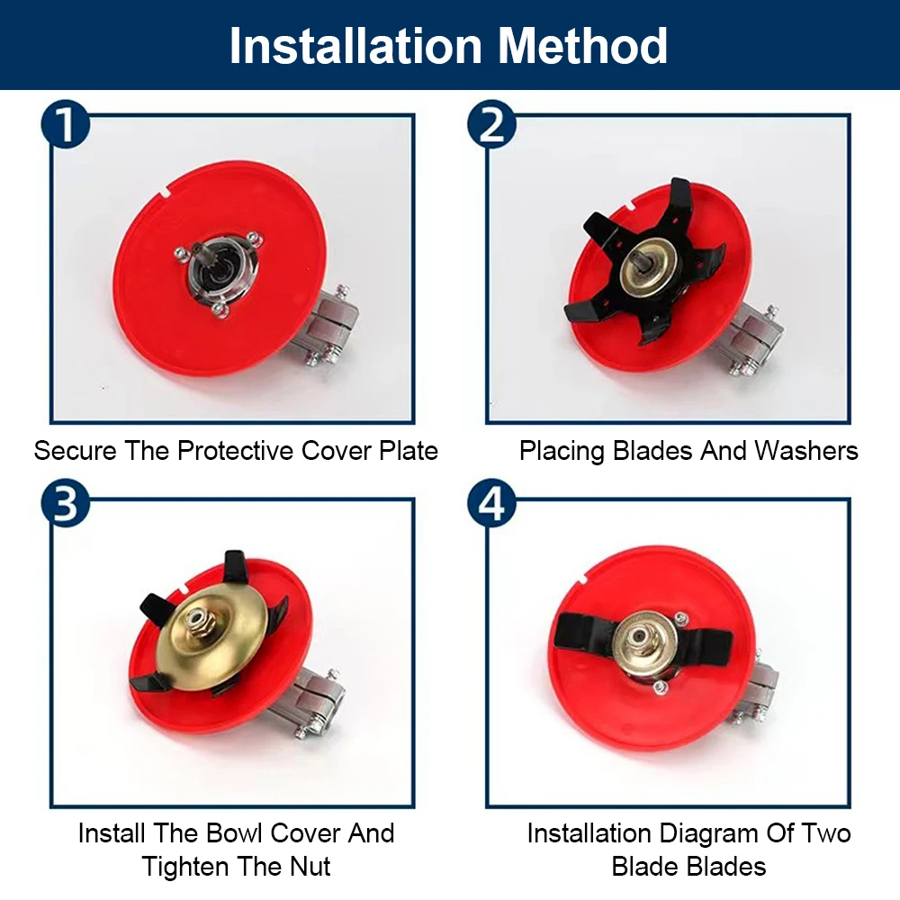 Dual-use Weeding Blade Cutters Disc Multi-functional Weeder Plate Lawn Mower Trimmers 2/5 Teeth Blades Hedge Grass Trimmer Head