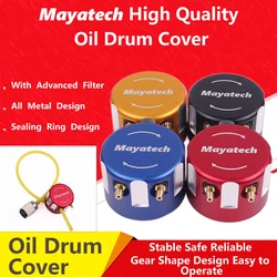 CNC Aluminum Alloy Oil Drum Cap Shell Tank Box Lid Top Adapter Filter for Automotive Parts & Accessories