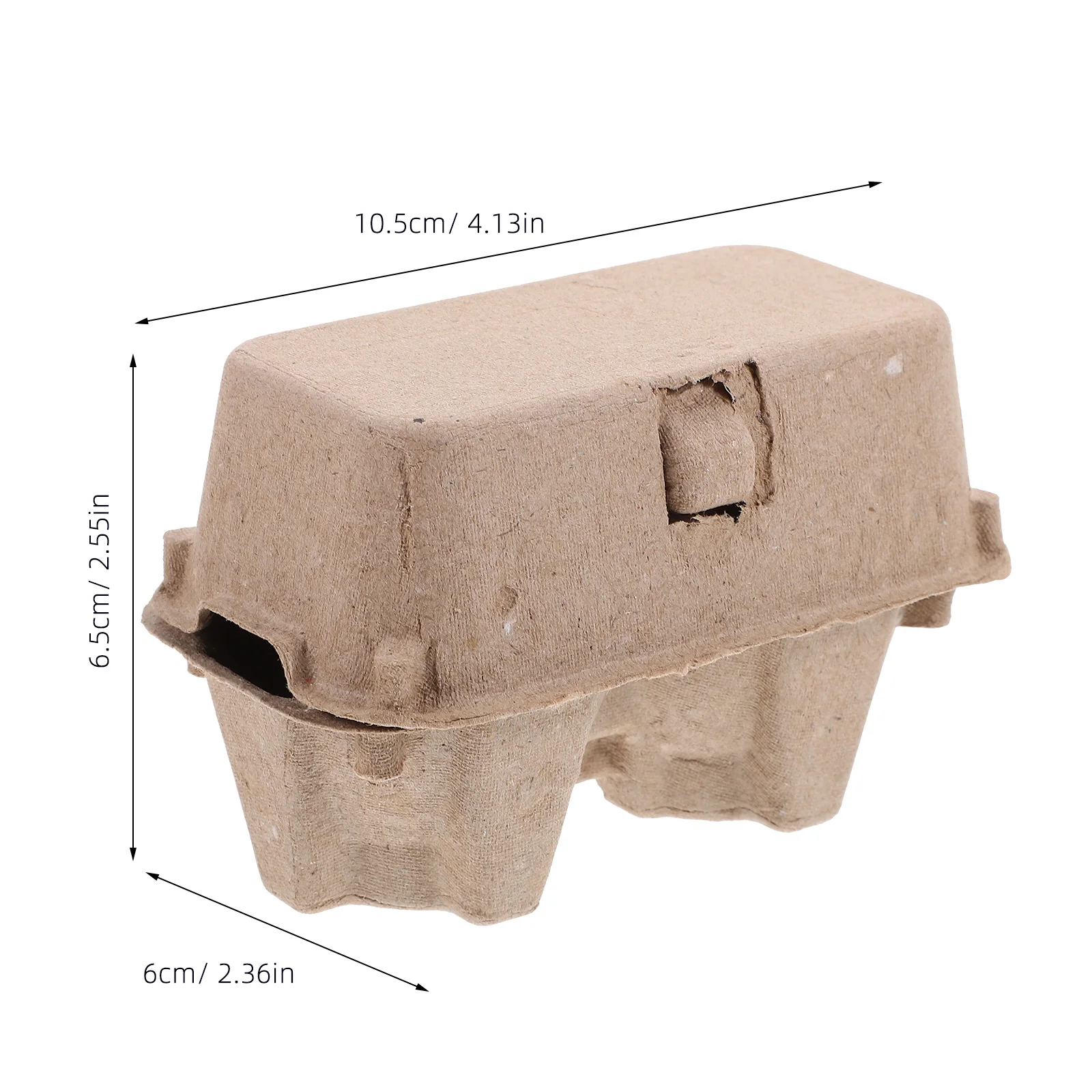 12Pcs Egg Carton Paper Pulp Container Egg Box Storage Boxes Bulk Holders Chicken Egg Trays Fridge ganizers Packaging Solutions