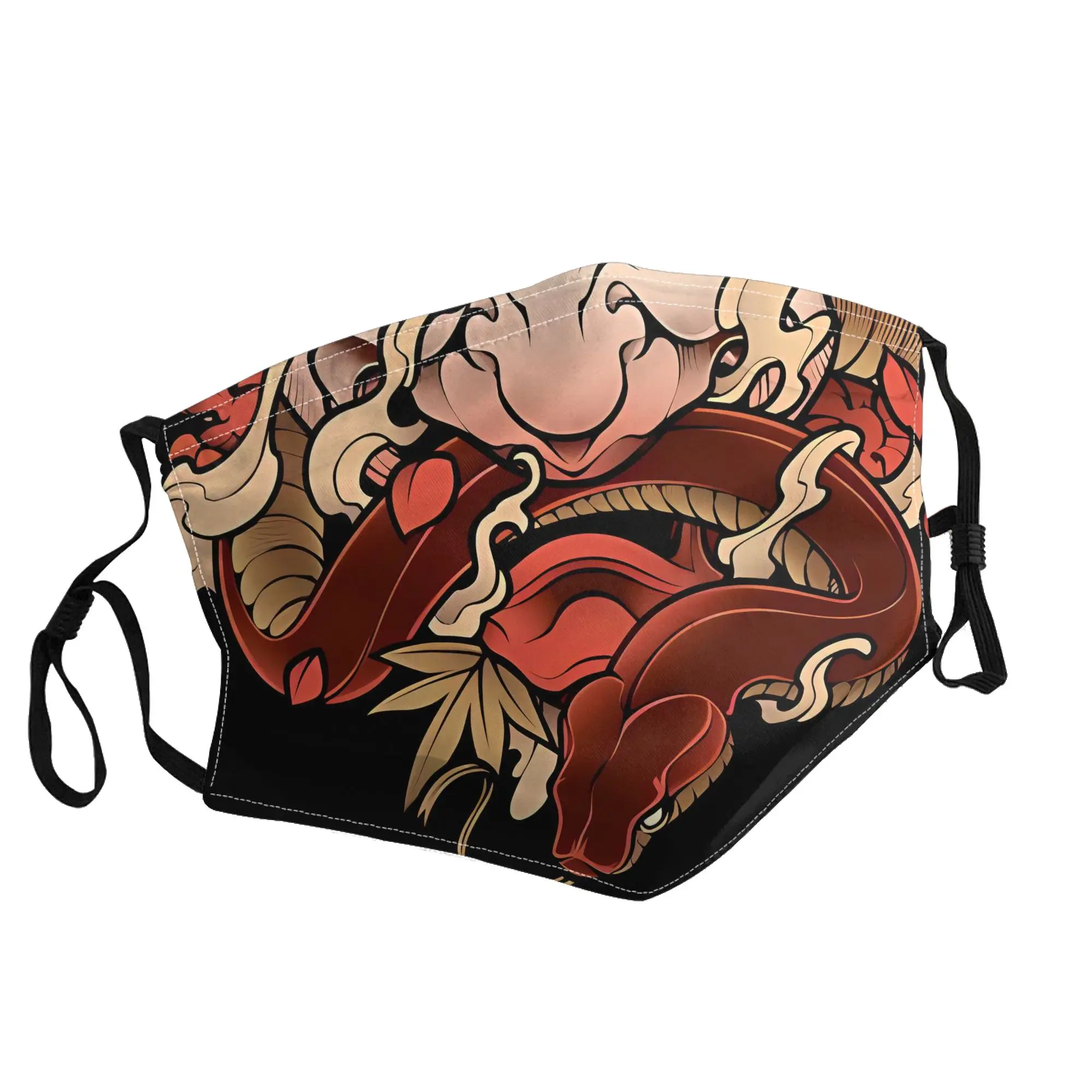 

Japanese Oni Mask Unisex Outdoor Fashion Printed