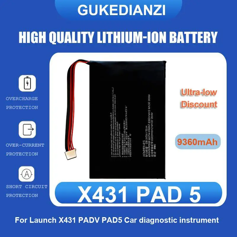 Battery For Launch X431 PRO MINI PRO3S + V2.0 X-431 PRO3S+ plus PADV PAD5 Car diagnostic instrument