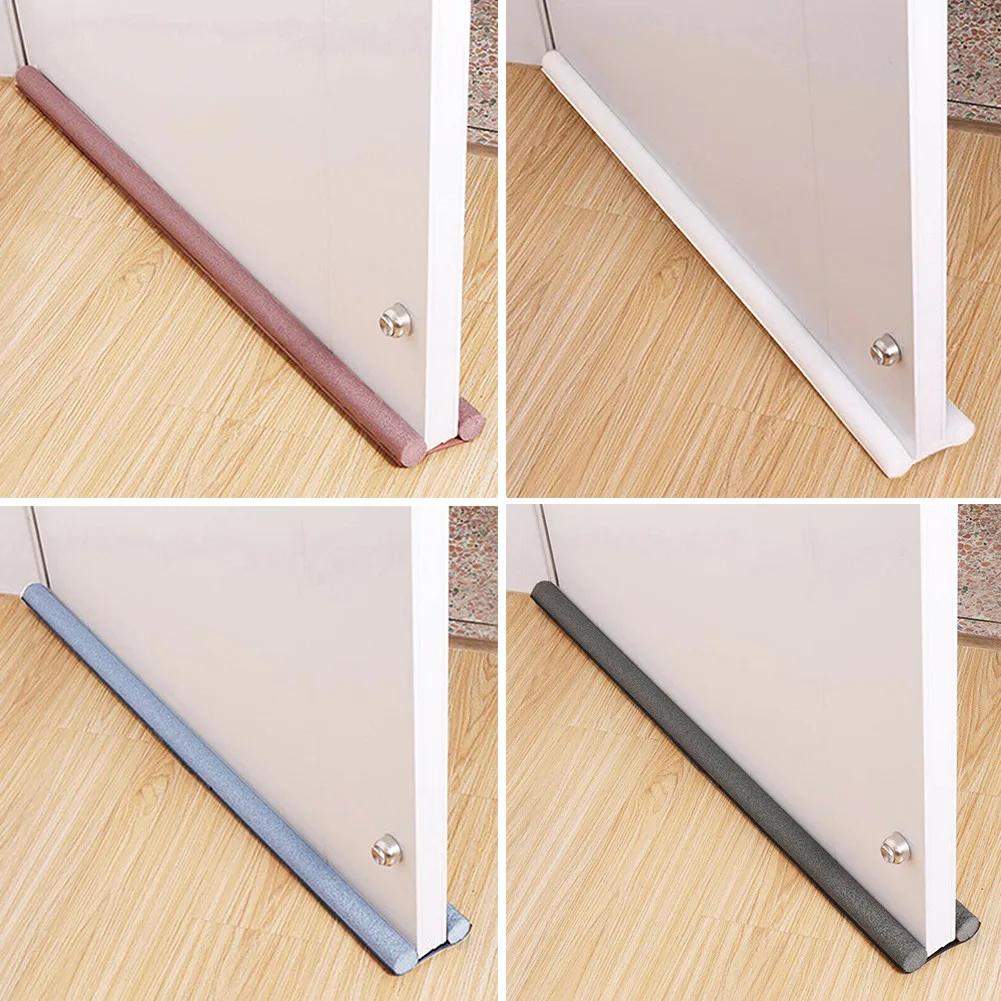 Tope protector contra tiro debajo de la puerta de 93cm, tira de sellado inferior de la puerta que reduce el ruido, tira de sellado insonorizada y resistente al viento de EVA recortable
