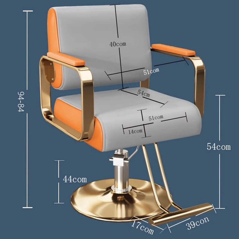 كراسي حلاقة مريحة من صالون الحلاقة باديكير مانيكير مستحضرات التجميل كراسي حلاقة احترافية أثاث صالون مريح Cadeiras FYBC