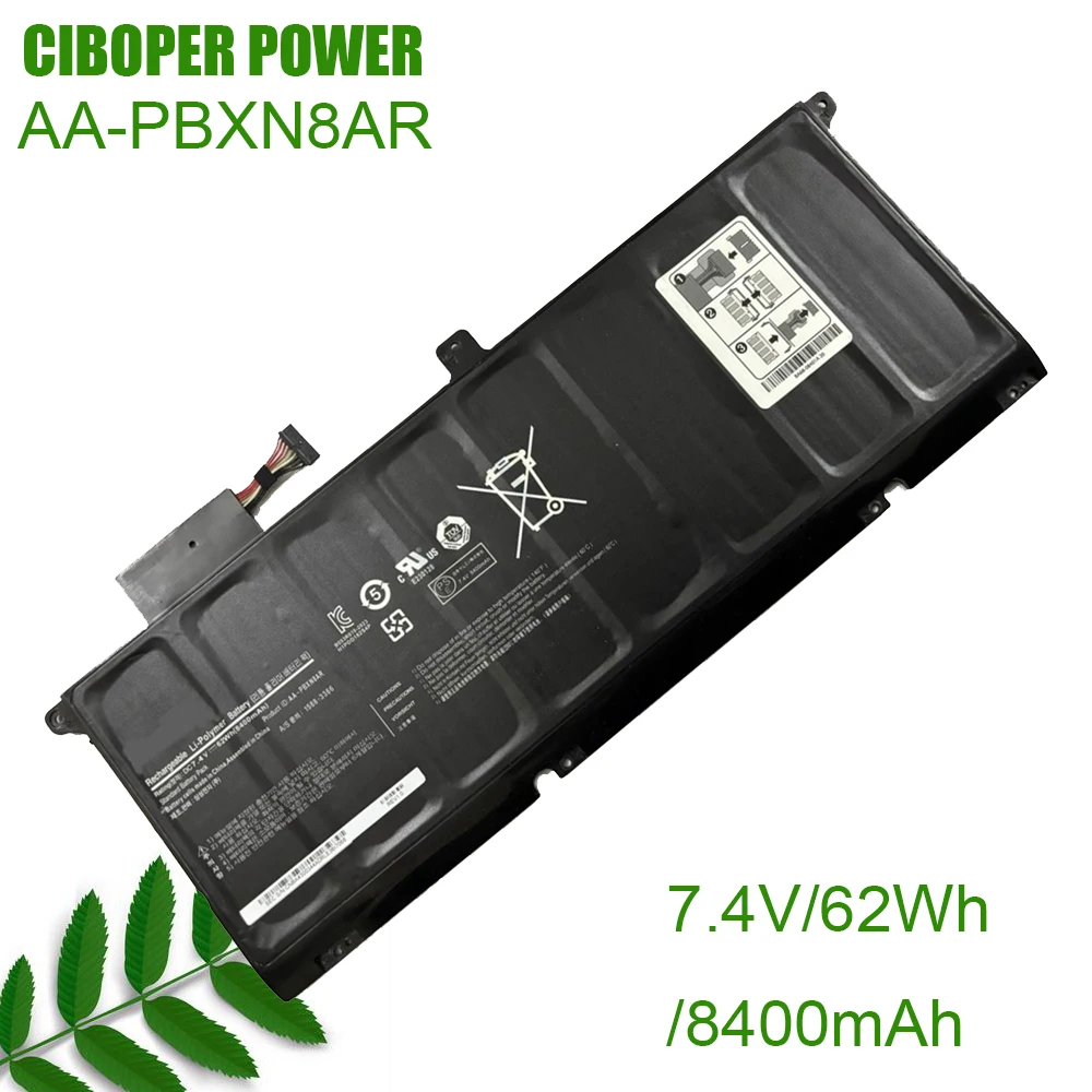 

CP New Laptop Battery AA-PBXN8AR 7.4V/62Wh/8400mAh For ​900X4C NP900X4C 900X4B NP900X4B 900X4D NP900X4D 900X46 NP900X46 Notebook