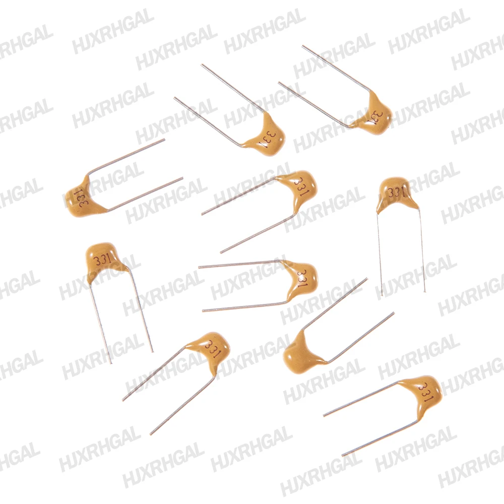 18ValuesX10pcs=180pcs Mono Monolithic Capacitors ,Monolithic Ceramic Capacitor Assortment Kit 20PF-105(1UF) 50V