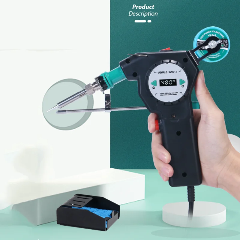 

Handheld Internal Heat Automatic Soldering Gun High Power Tin Soldering Iron Digital Display Constant Temperature Soldering Gun