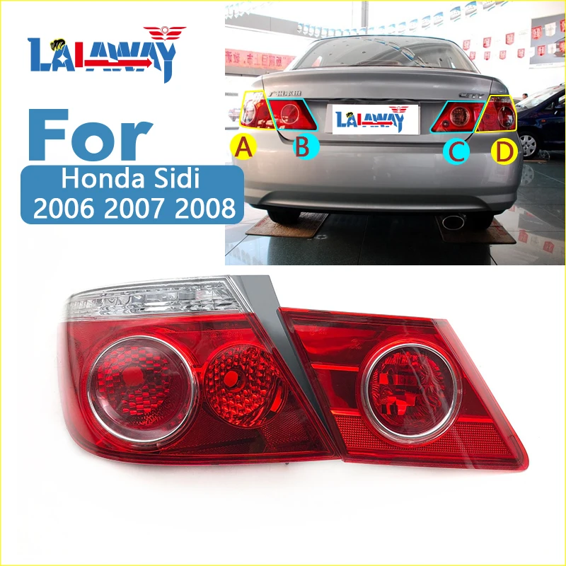 

For Honda Sidi 2006 2007 2008 Rear Headlight Housing Light Lamp Assembly Side Assembly Replacement Lampshade Brake Light