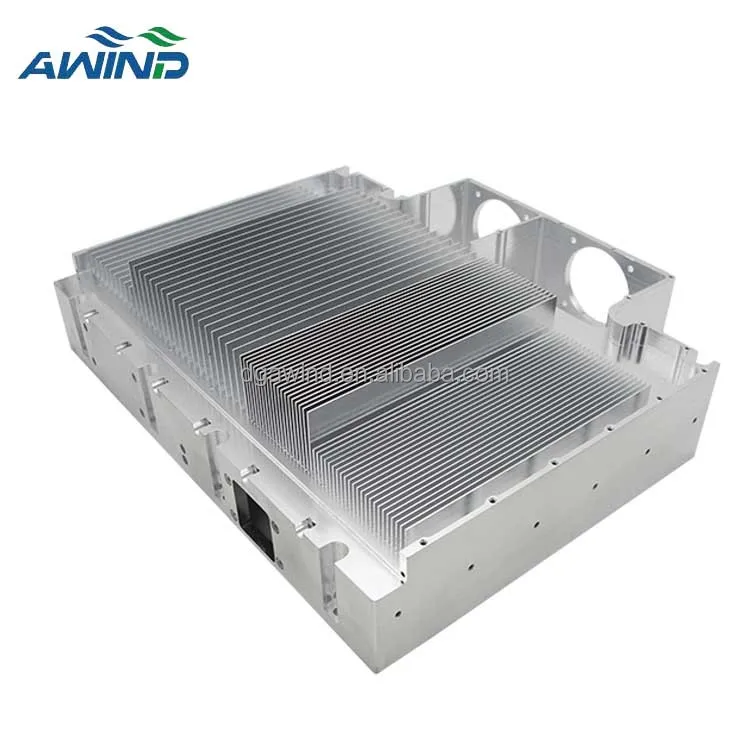 

MCU housing custom aluminum radiator design cnc metal heat sink heatsink box Vacuum Brazing as cover parts for liquid cold plate