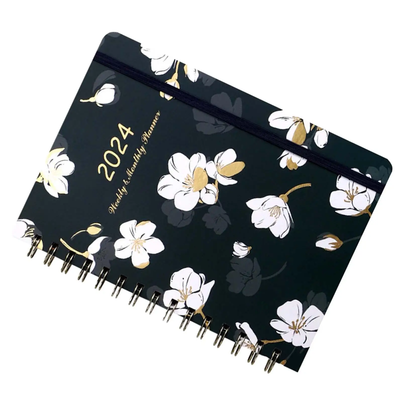 Weekly Planner Journal 2024 A5 Binding Notebook Monthly Appointment Book for Personal Time Management Schedule Organizer