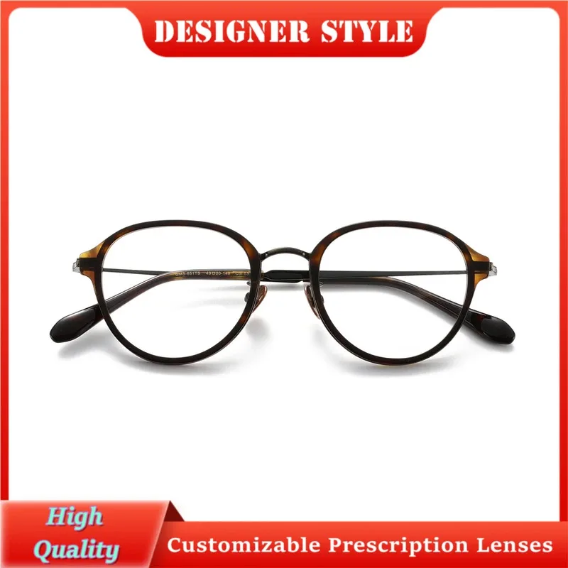 

Глобальная торговля, модная высококачественная ацетатная титановая оправа для очков 1905 G.M.S Gozaemon Design для мужчин и женщин GMS-651TS, очки для глаз