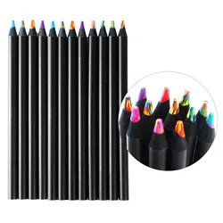 8pcs Crayon Color Pencil Set 7 in 1 Rainbow Pencils for Kids Gifts Wood Multi Colored Pencil for Drawing Pencil School Supplies