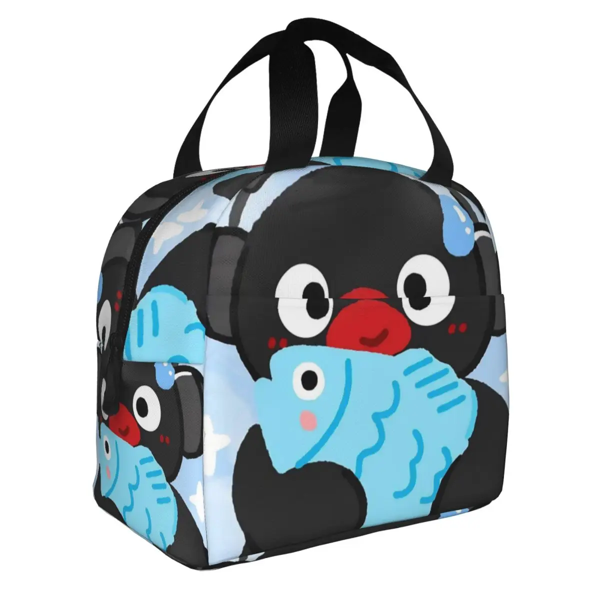 Noot Pingu معزول حقيبة الغداء قدرة عالية البطريق الموسيقى الغداء الحاويات حقيبة للحفاظ على البرودة حمل علب الاغذية كلية نزهة فتاة صبي