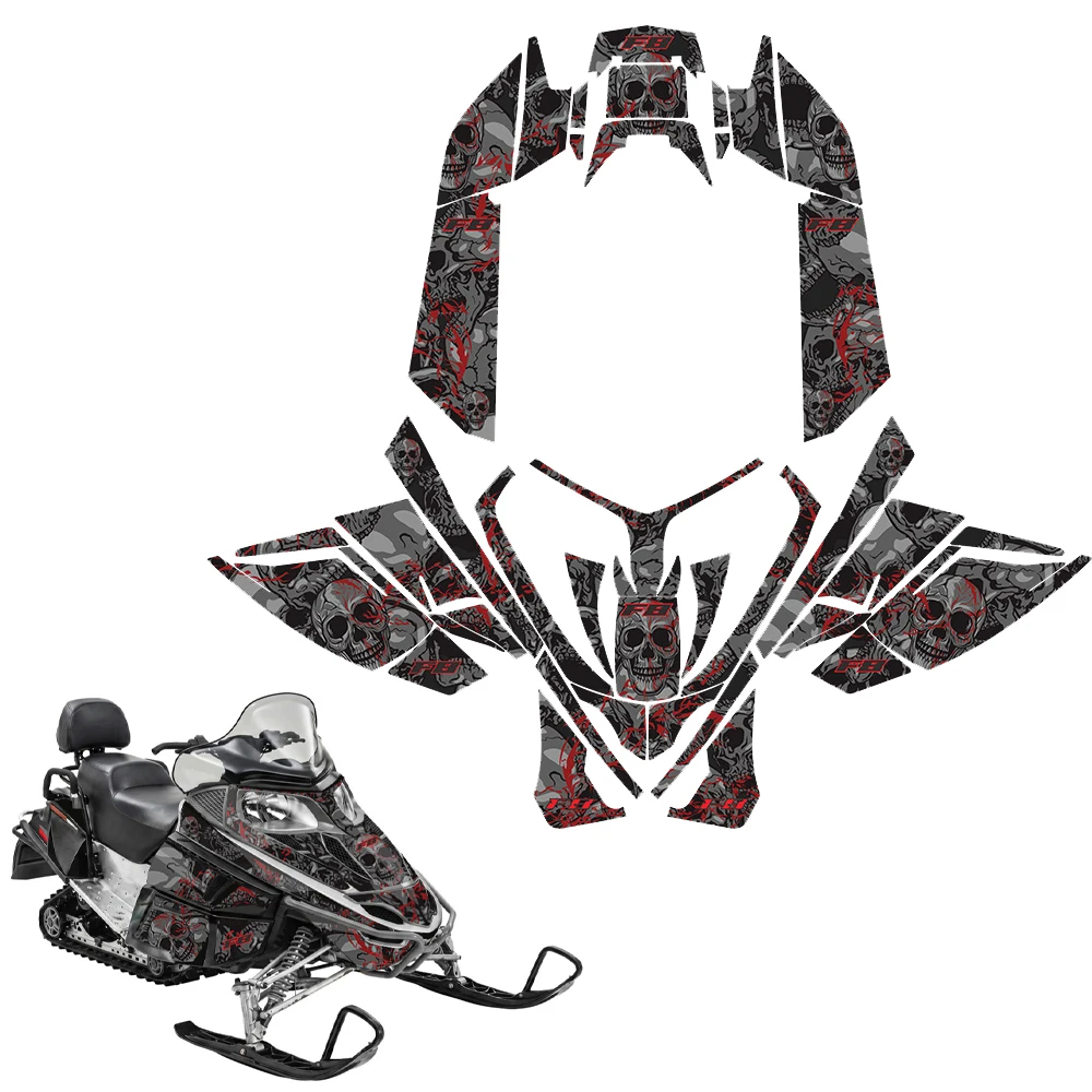 Fit For Arctic Cat F8 2007 2008 2009 2010 2011 2012 2013 Snowmobile Full Cover Graphics Decals Stickers Kits Customize