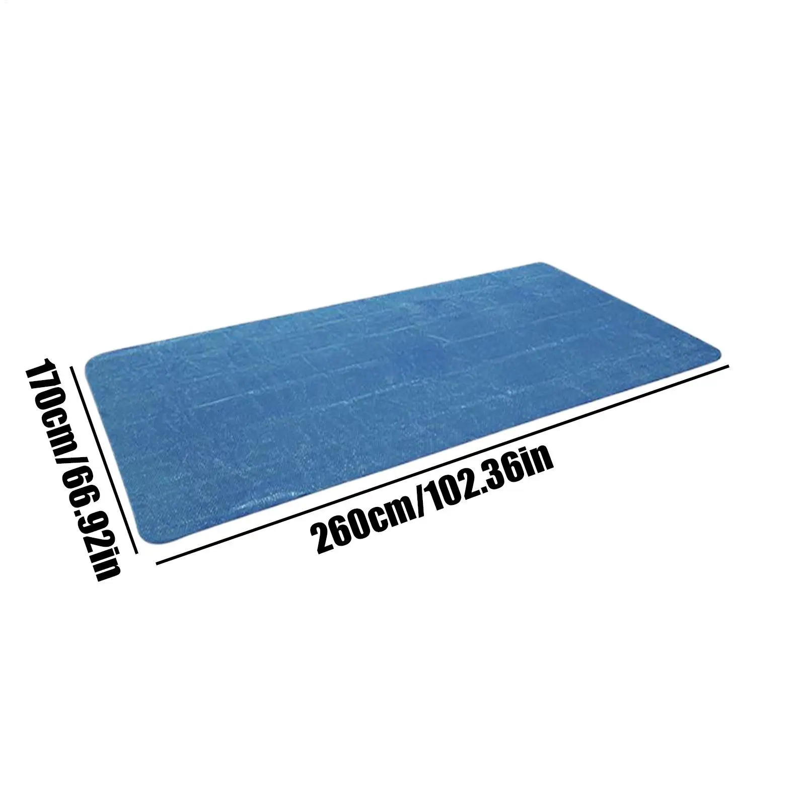 Couverture solaire de piscine couverture solaire piscine rectangulaire pliable tapis isolé chauffage de sécurité chaleur imperméable pour l'extérieur été soleil Spa