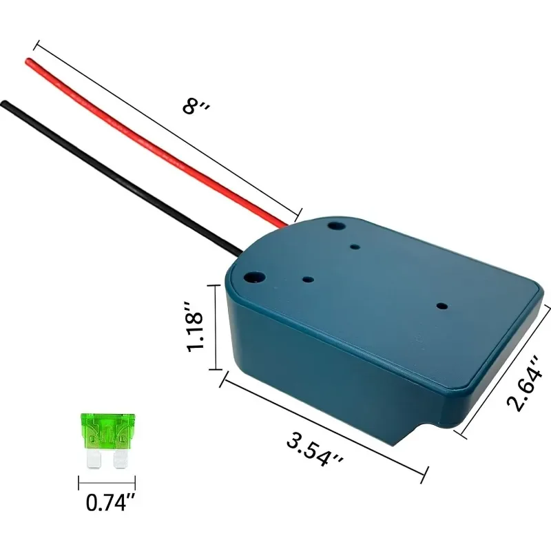 外部バッテリーアダプターコンバーター、電気延長キット、電動工具ボックス、modプラグ、アクセサリー、マキタmt、14v、18v、diy