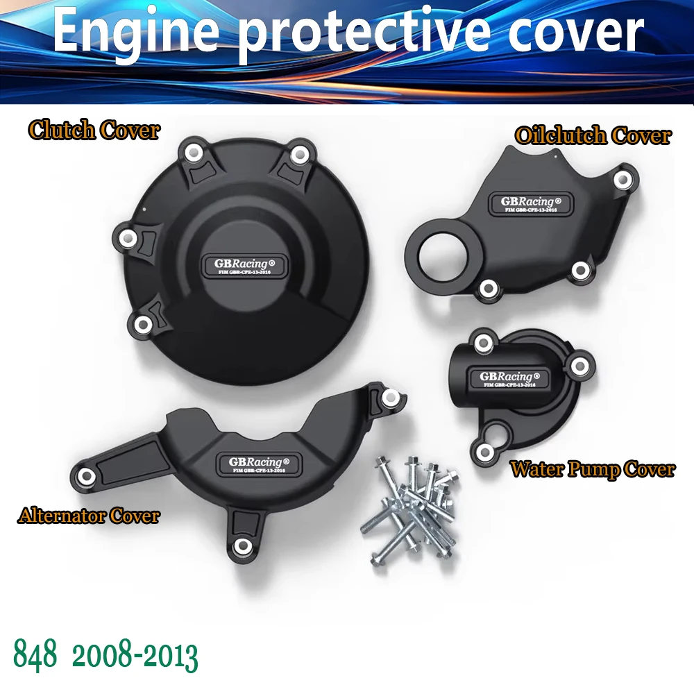 

For DUCATI 848 2008-2013 GBRacing Engine Cover Protection Motocross Accessorie