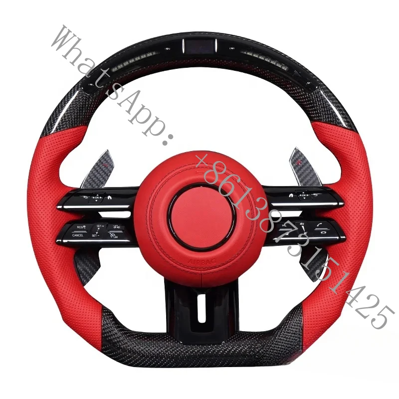 

Suitable C217 W211 W212 W221 W222 S63 C63 GLA45 C43 SLC carbon fiber steering wheel W204 W205 CLA GLA 45 class