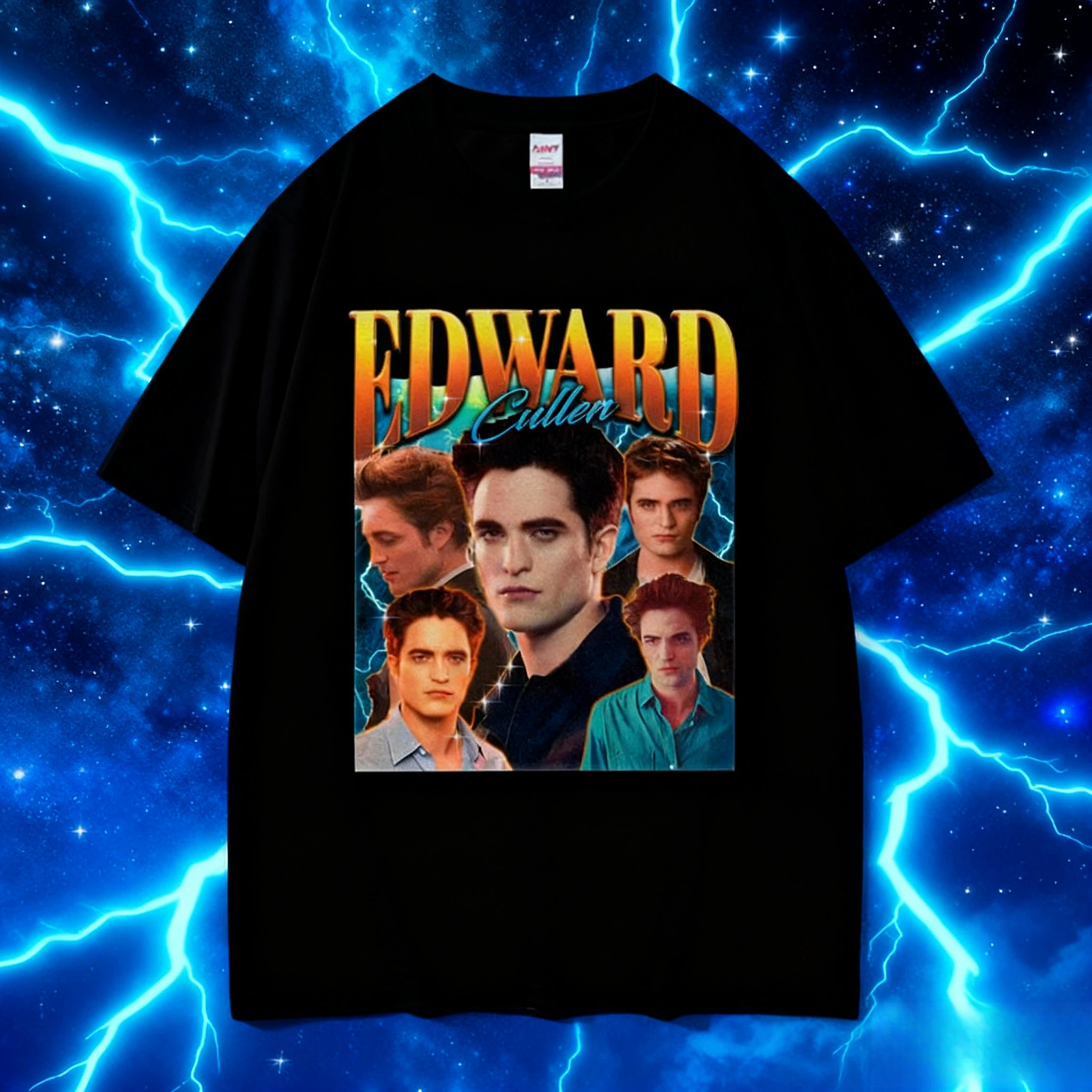 2025 الساخن الشفق البيض وارد مضحك ميمي تي شيرت إدوارد كولين محاكاة ساخرة الفكاهة الصيف المطبوعة القطن الخالص موضة الهيب هوب تي شيرت