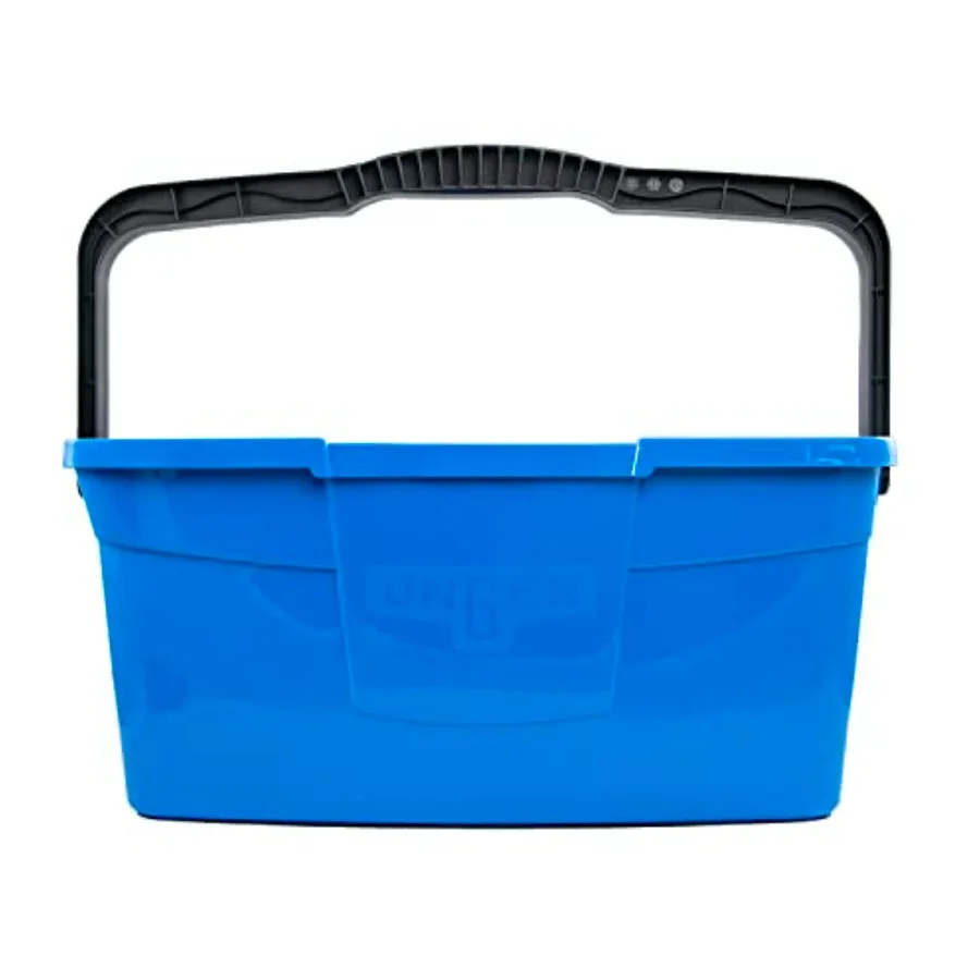 

Профессиональное ведро для уборки объемом 3 галлона, компактное, с удобной ручкой, 2 носика для слива, портативное, для чистящих средств, пластиковое, для швабры B