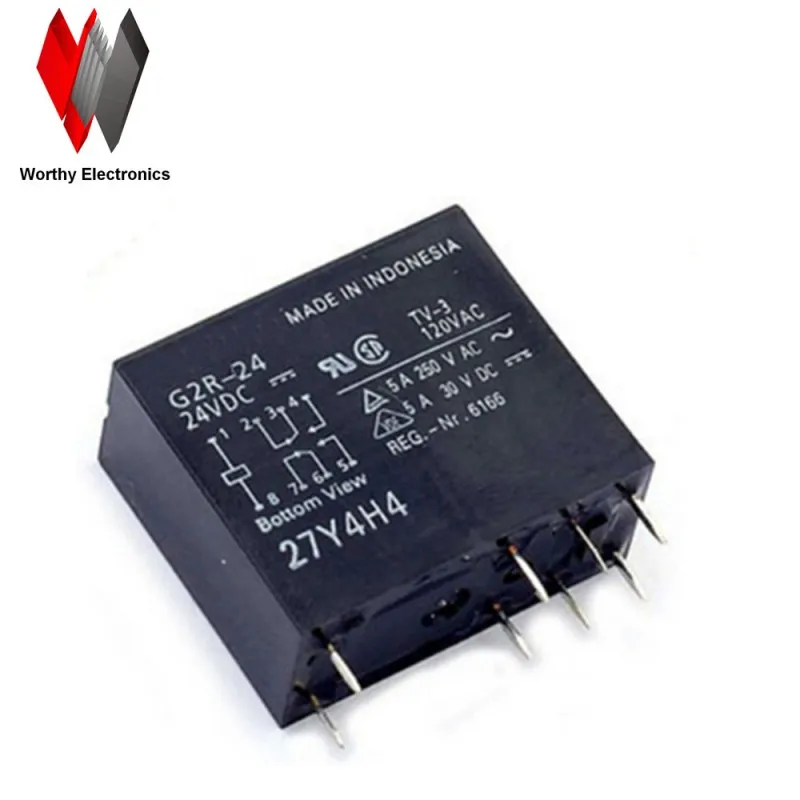

Free shiping wholesale 10pcs/lot relay G2R-24-24VDC