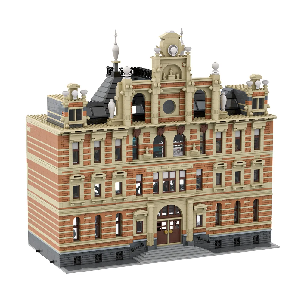 

Gobricks MOC Amsterdam Droogbak Building Block Modular Bricks Model Toys Gfit