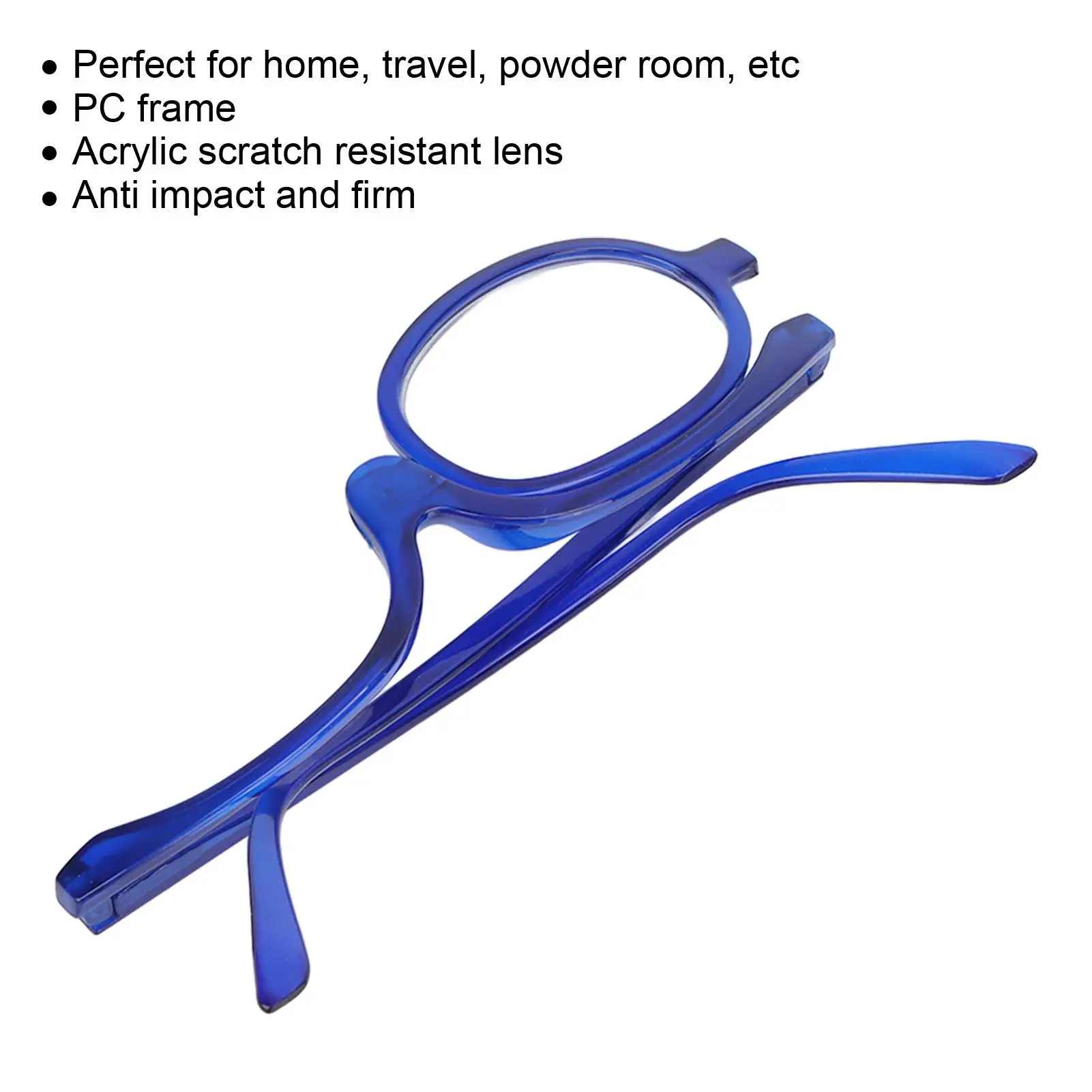 돋보기 화장용 안경 다운 화장용 렌즈 긁힘 방지 조절 가능 여성용 가정용
