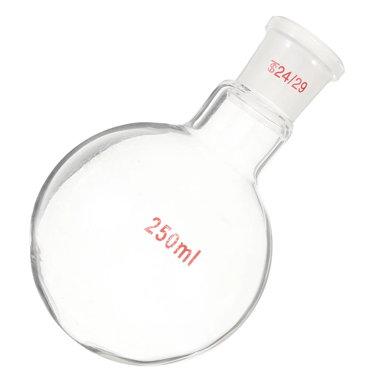 1Pcs Single Neck Round Bottom Boiling Flask 250ml Laboratory Glassware Glass Flask Organic Chemistry Vacuum Heating Reaction