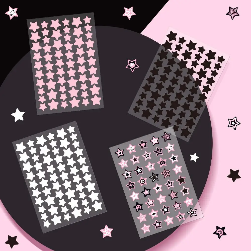 220 pz Acne Patch Sweet Star Brufolo Patch Acne Colorato Invisibile Acne Rimozione Adesivi Per La Cura Della Pelle Per Punti Neri Comedoni