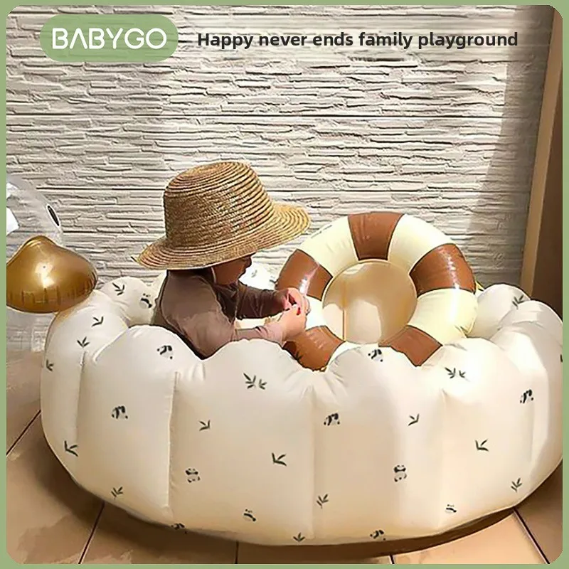 

Надувной бассейн с океанскими шариками, детский манеж для дома, многофункциональный мягкий бассейн из ПВХ с защитным дизайном, двухслойная изоляция, нетоксичный