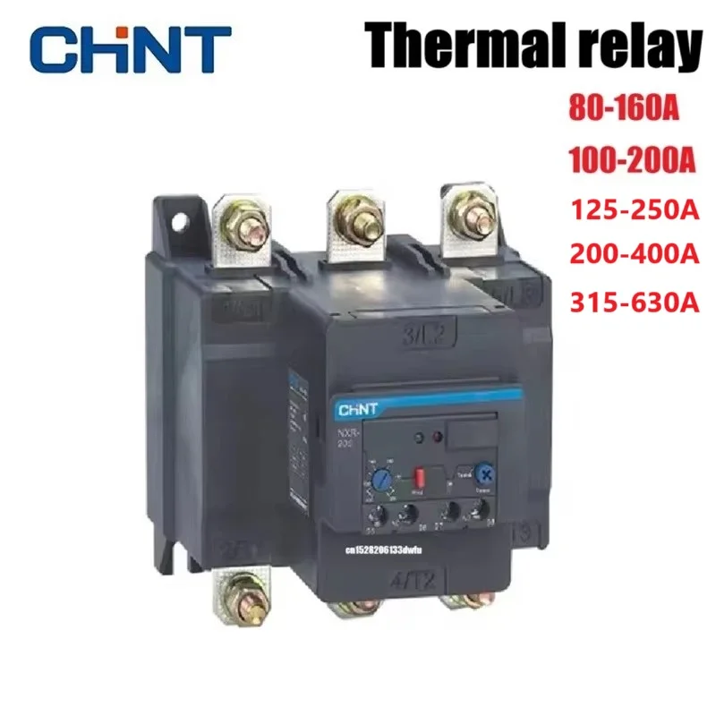 CHINT Thermal Relay NXR-200 80-160A 100-200A 80A-160A 100A-200A 125A-250A 200A-400A 315A-630A 160A 200A 250A 400A 630A Contactor