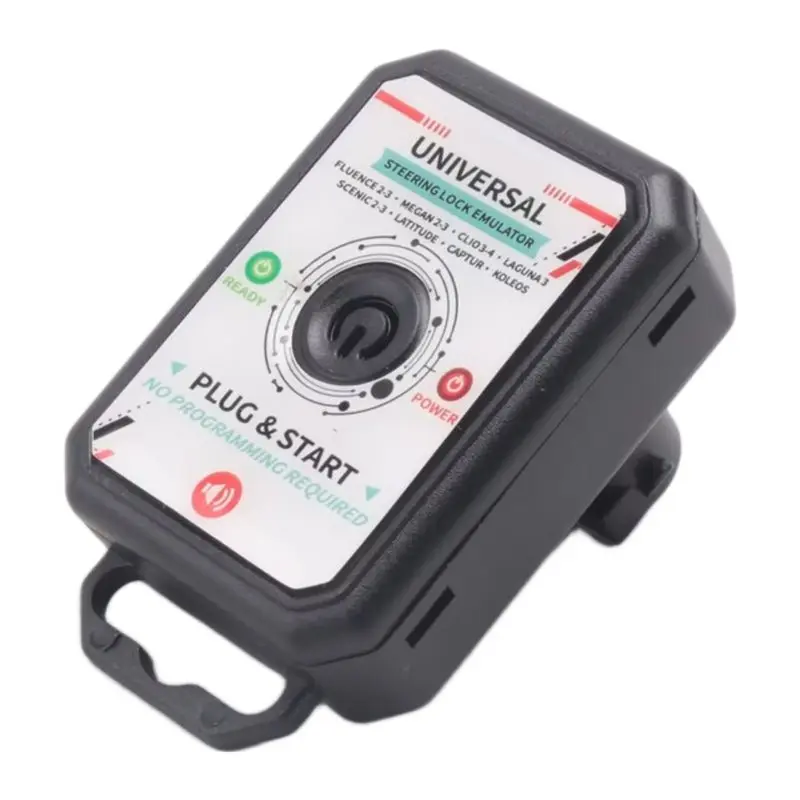 A20K-1 Piece Universal Steering Lock Emulator Simulator ESL ELV Plug And Start Black Plastic For RENAULIT ELV LOCK Renault Samsu