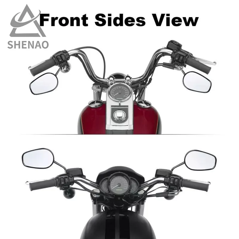 Motorcycle Rearview Mirror Is Suitable For Harley Series Xl883/1200/x48 Gv300 Honda Cm500 Modified Rearview Mirror Accessories