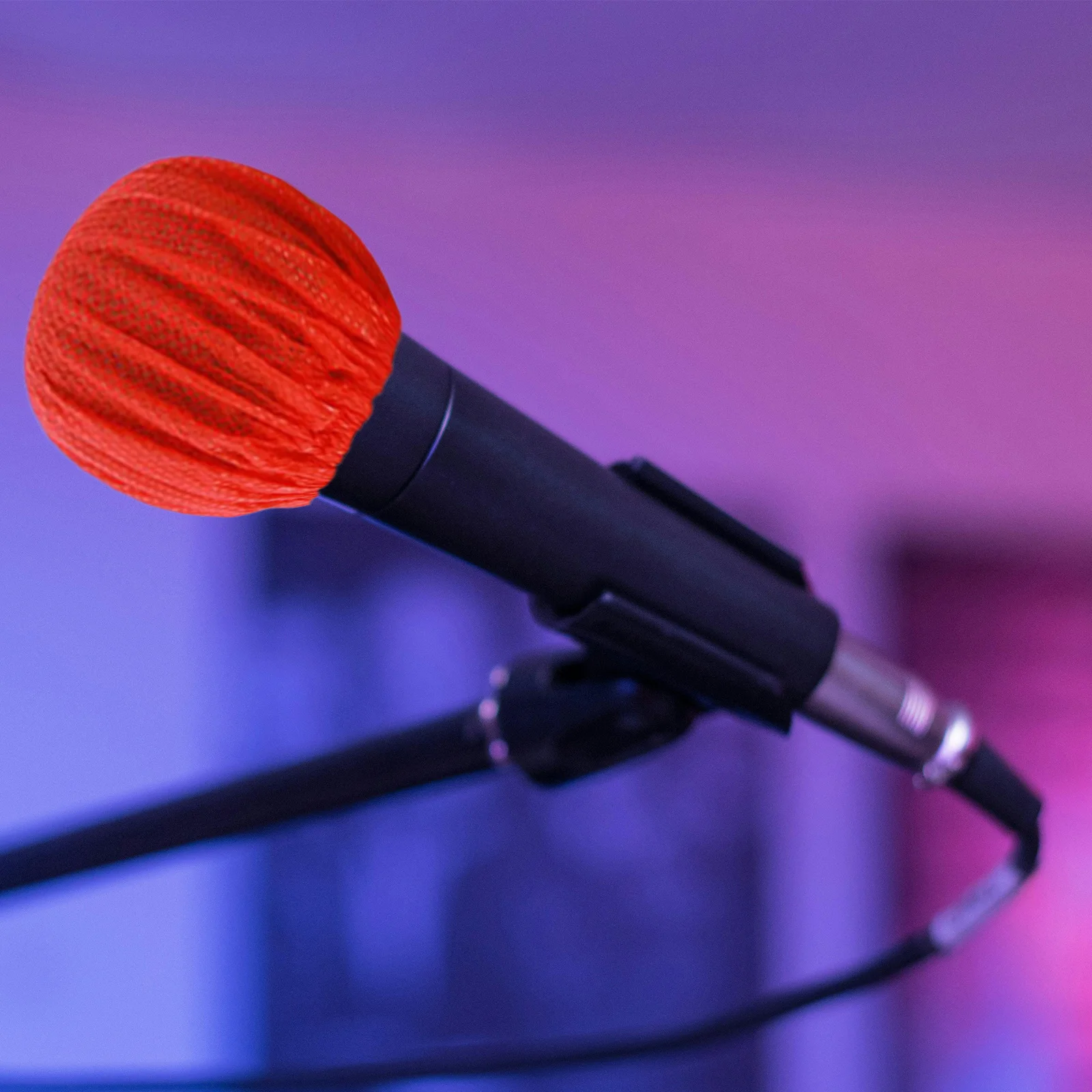 

100pcs Microphone Covers Disposable Windscreen Caps For Handheld Mic Shield Protection Ktv Supplies Bulk Mic Covers