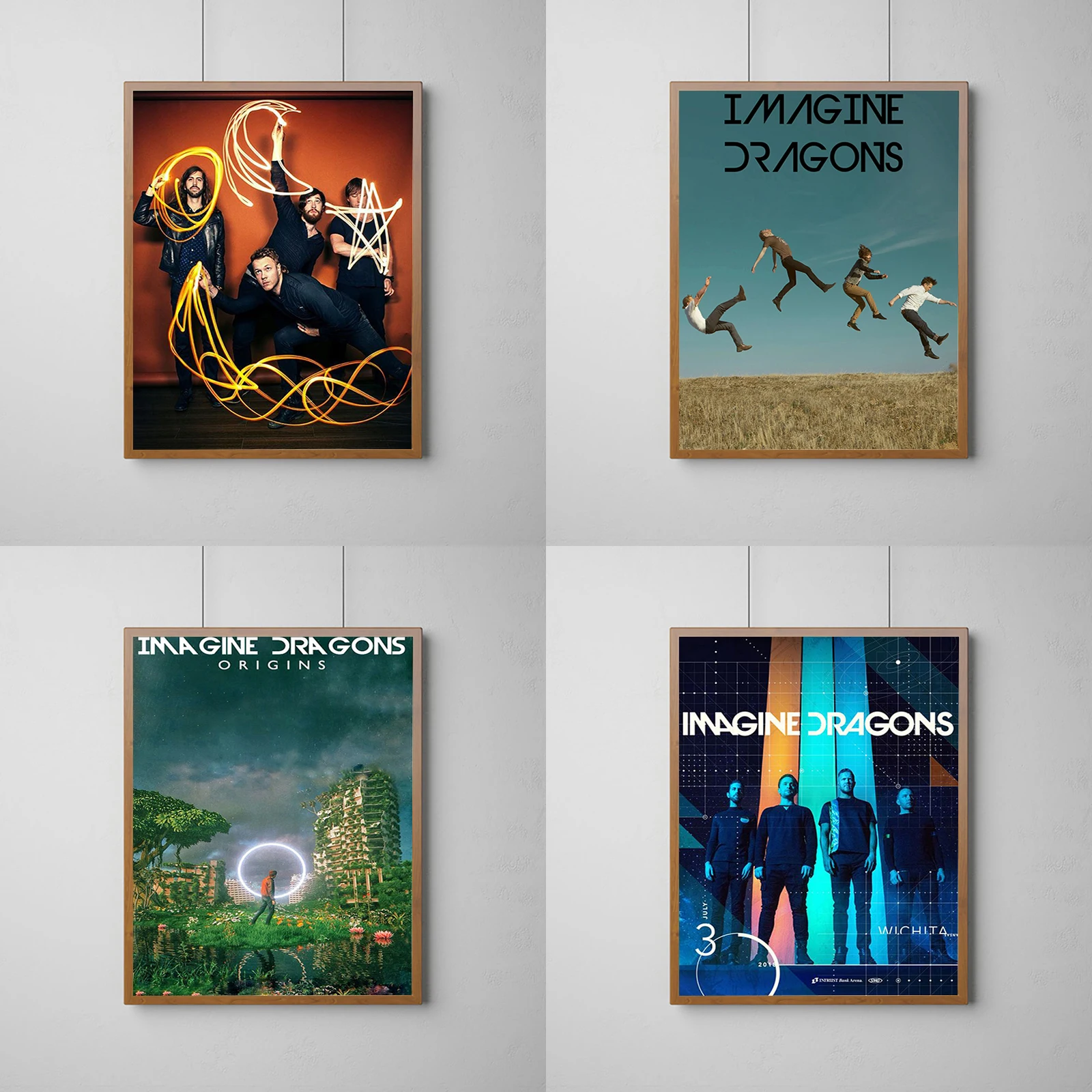 

Imagine Dragons Rock Band Poster Canvas Posters for Wall Decor Gamer Room Decoration Decorative Paintings Home Decorations Art