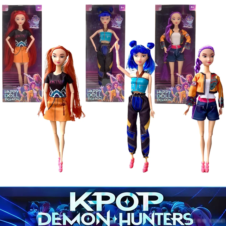 

2025 NEW Anime KPop D-Demon H-Hunters Doll Vinyl Toy Rumi Mira zoi Character vinyl mask figurine Birthday Gift Fan Club Gifts