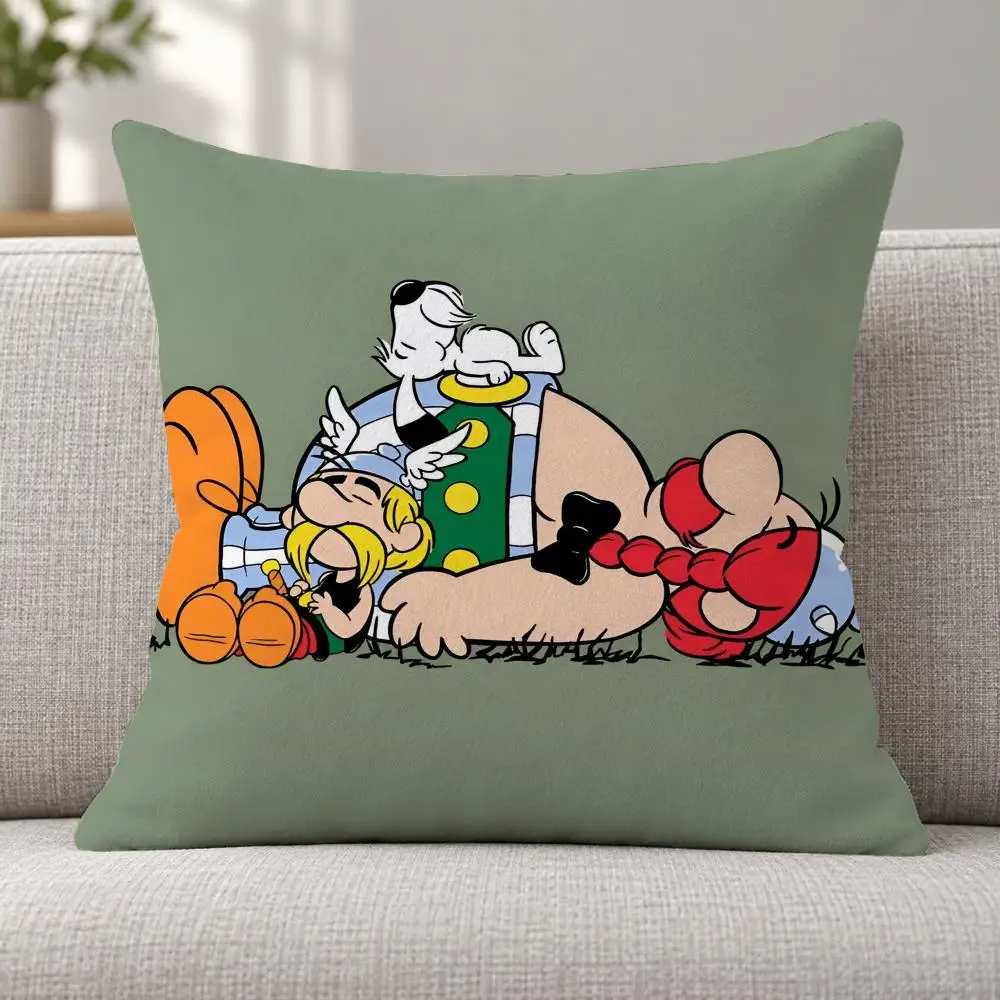 Cartoon Flintstones F-Fred Flintstone Cushion Cover Soft Plush Decorative Sofa Bedroom Living Room Car Dorm Home Decor Gift
