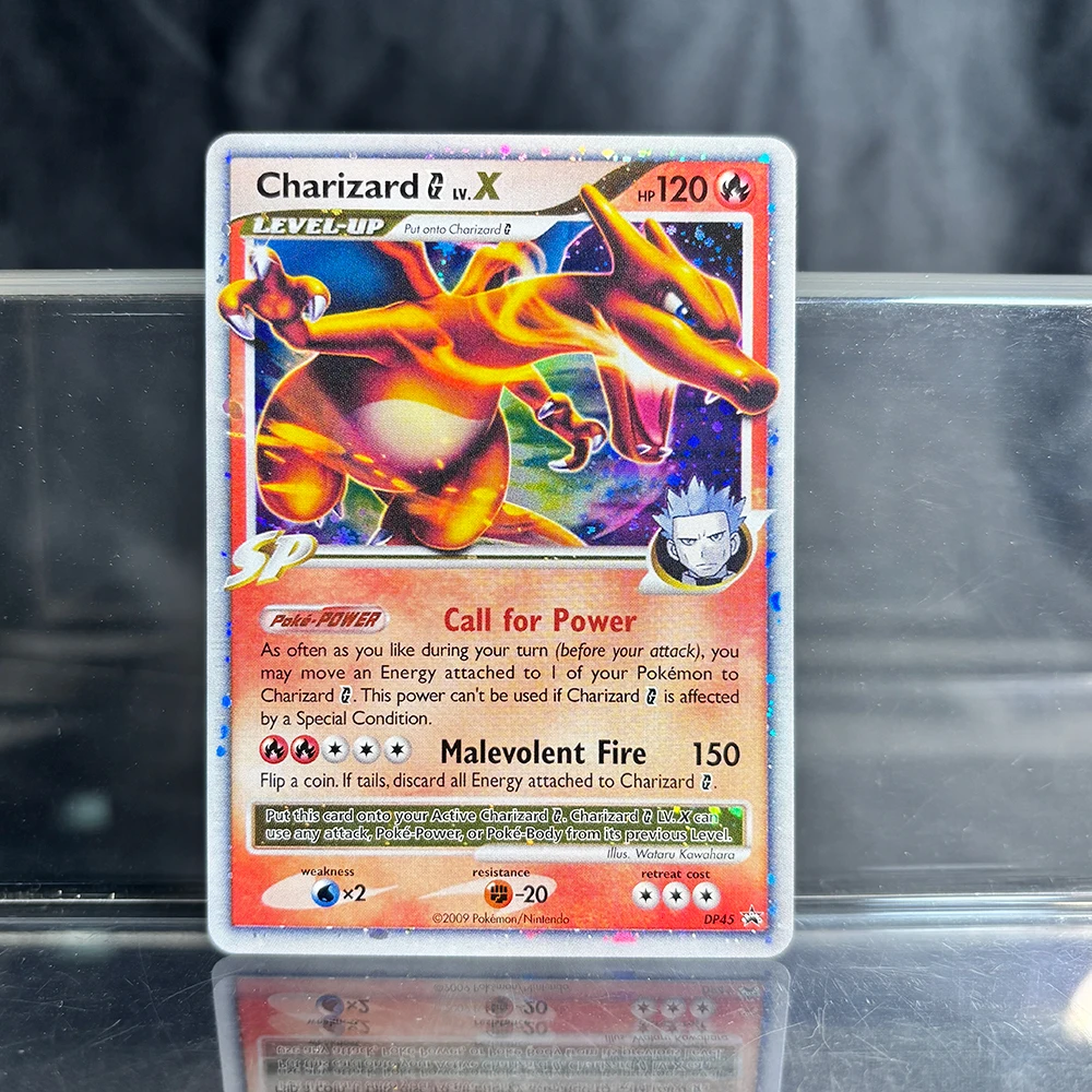 Cartes holographiques à collectionner PTCG, Charizard Pikachu Mew EX Singl PKM Foil, Gengar VMAX Skyridge (SK)