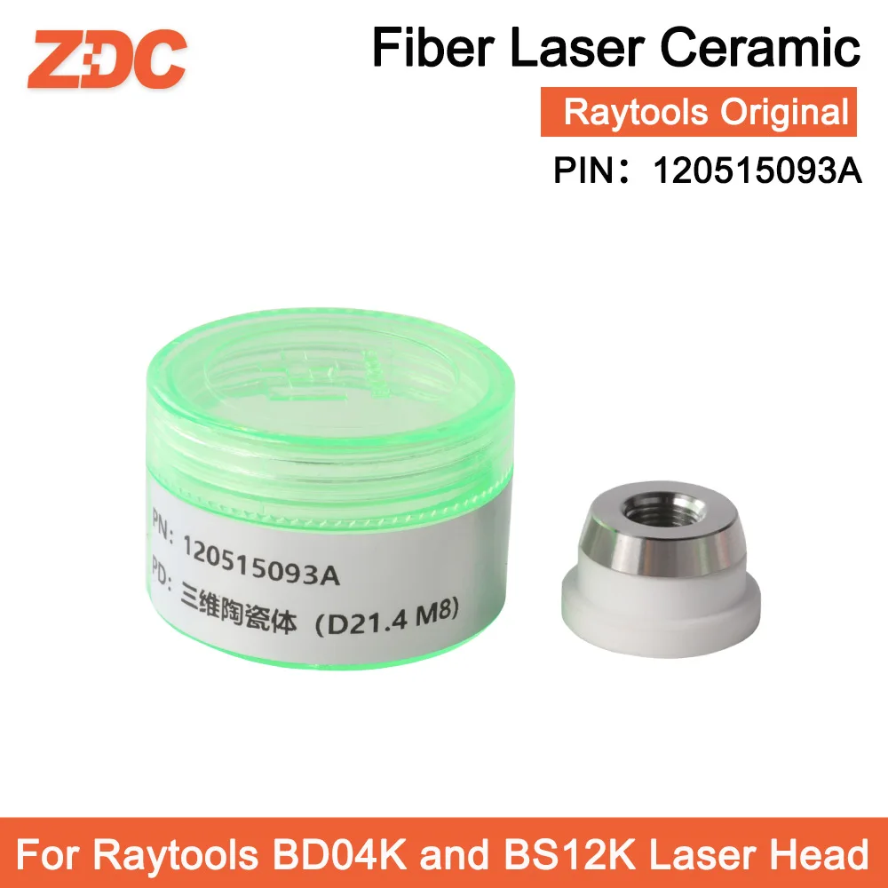 

ZDC Raytools Original Laser Ceramic Nozzle Holder 120515092A 120515093A D21.4 M8 M11 For BD04K BS12K Fiber Laser Cutting