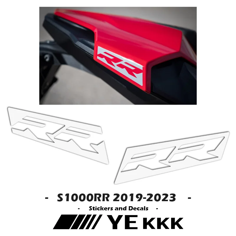 For S1000RR 2023 Rear Seat Sticker Rear Hump Tail Sticker S1000RR 2023 Sticker Motorcycle Accessories Decal