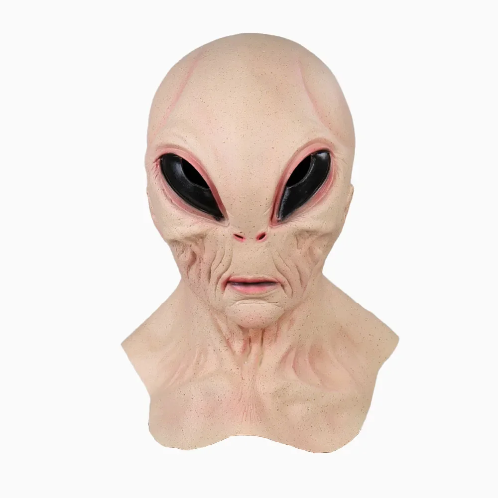 Halloween Alien Maske Cosplay Horror UFO Schädel Latex Masken Helm Karneval Dress Up Party Kostüm Requisiten