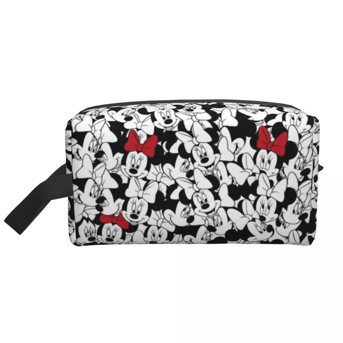 Custom Fashion Minnie Mouse Cosmetic Bag Women Fashion Big Capacity Makeup Case Beauty Storage Toiletry Bags