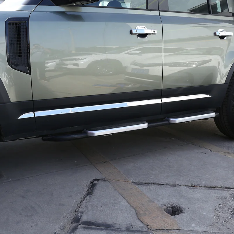 

For 20-22 Land Rover Defender Door Side Skirt Trim Sticker Car Exterior Trim Accessories Window Lower Trim (version 110)