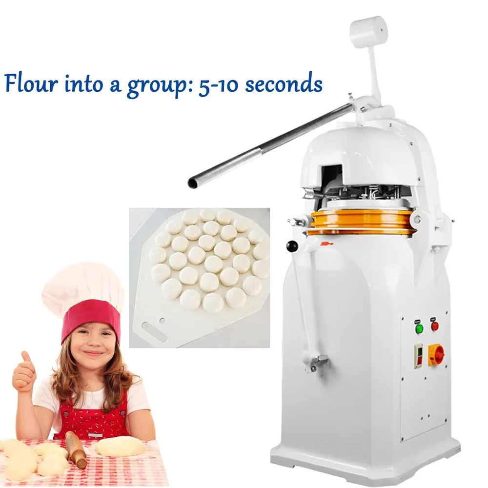 Multifunctionele Commerciële 30 stks Semi-automatische Deeg Divider Rounder/Rolled Pizza Deeg/Deg Bal Making Machine